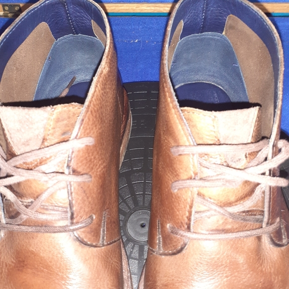 Cole Haan Men's Brown Leather 3 Eyelet Dress Chukka Boots Sz. 10M-US - Picture 2 of 9